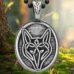 Necklace: Wolf Pewter