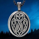 Necklace: Owl Pewter
