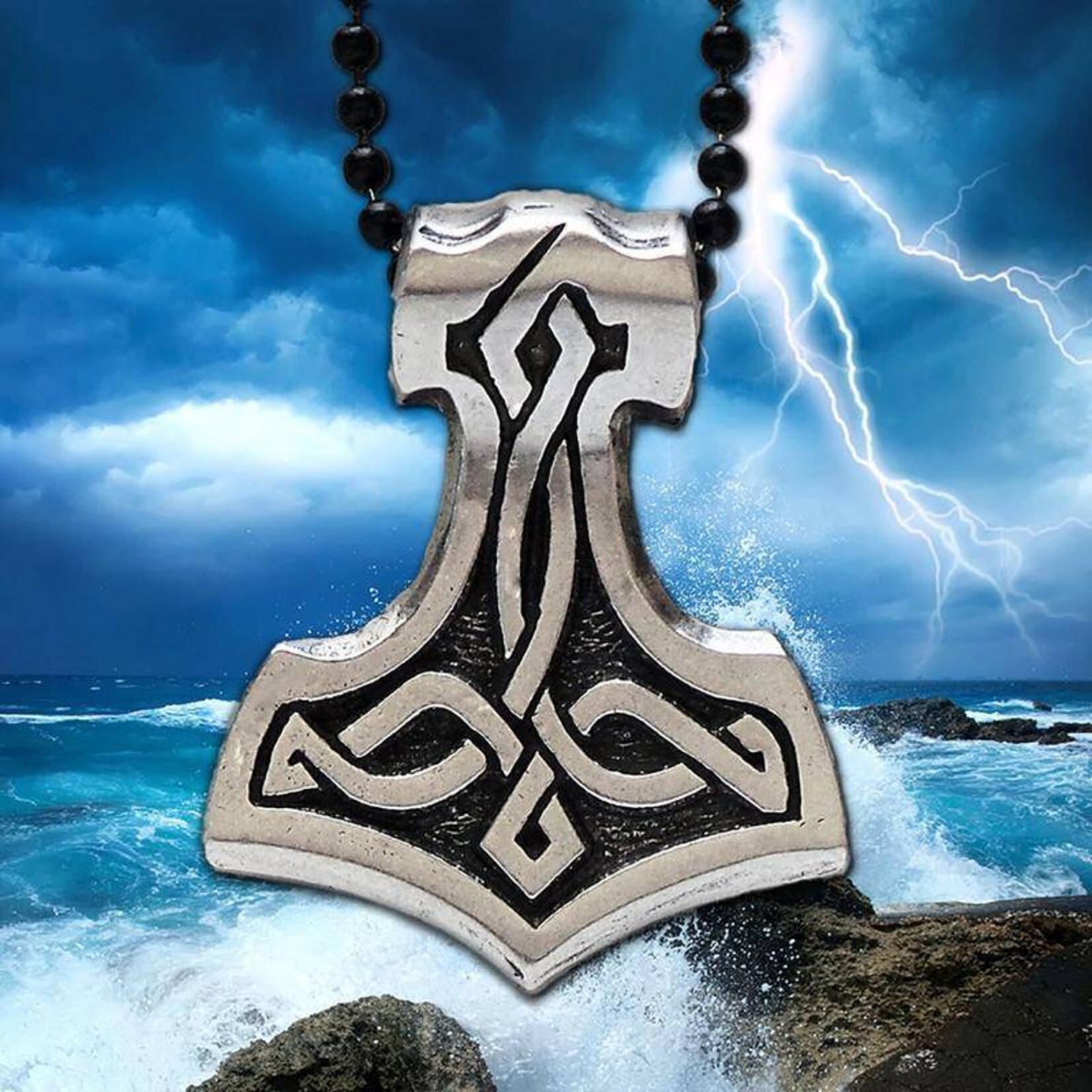 Necklace: Thors Hammer Pewter