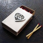 Matchbox Cover: Heart of the Celts Pewter