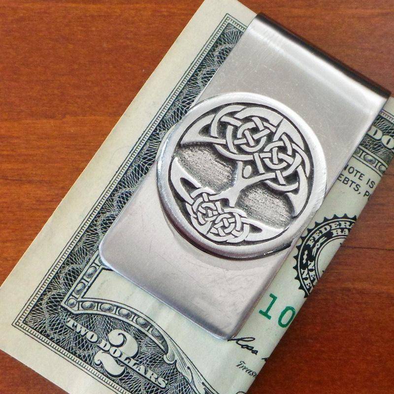 Moneyclip: Tree of Life Pewter