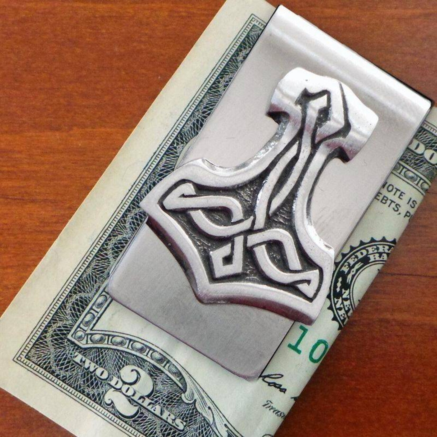 Moneyclip: Thors Hammer Pewter