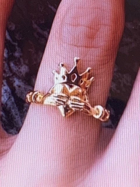 Ring: Claddagh 18K GP