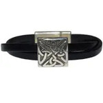 Bracelet: Women's Celtic Leather