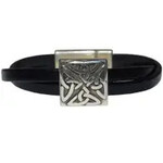 Bracelet: Women's Celtic Leather
