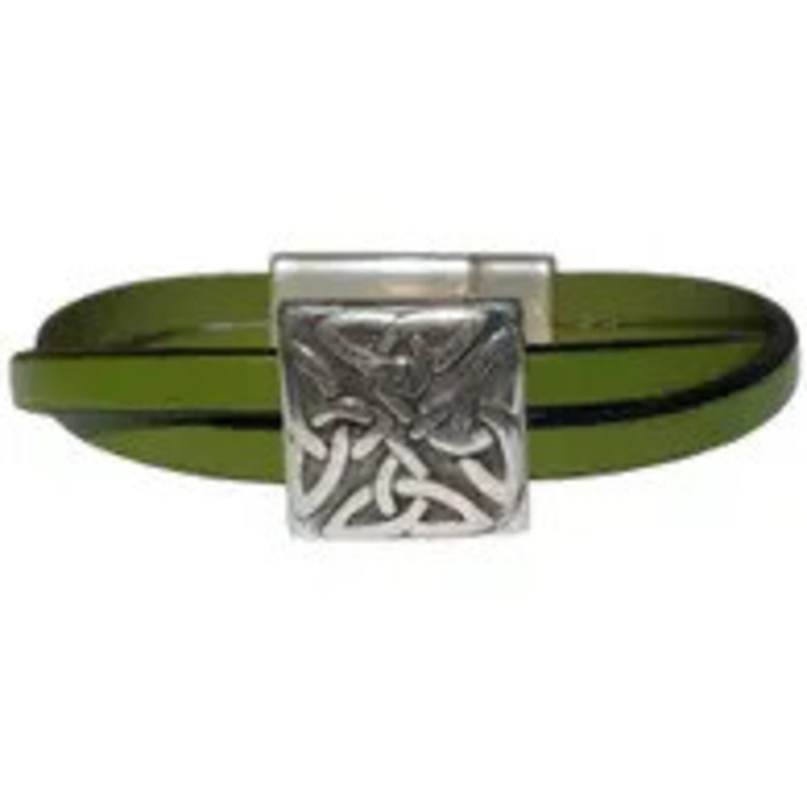 Bracelet: Women's Celtic Leather