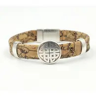 Bracelet: Circle Knot Cork