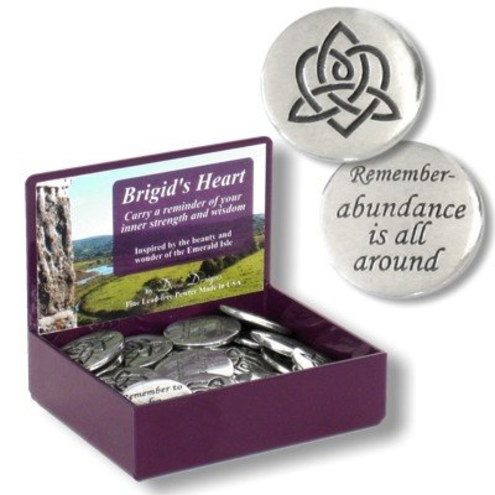 Token: Brigid's Heart Pewter
