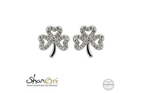 Earring: SS Stud Shamrock