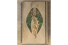 Notebook: Dragon Green Leathered
