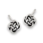 Welman Earrings: SS Celtic Knot  Stud