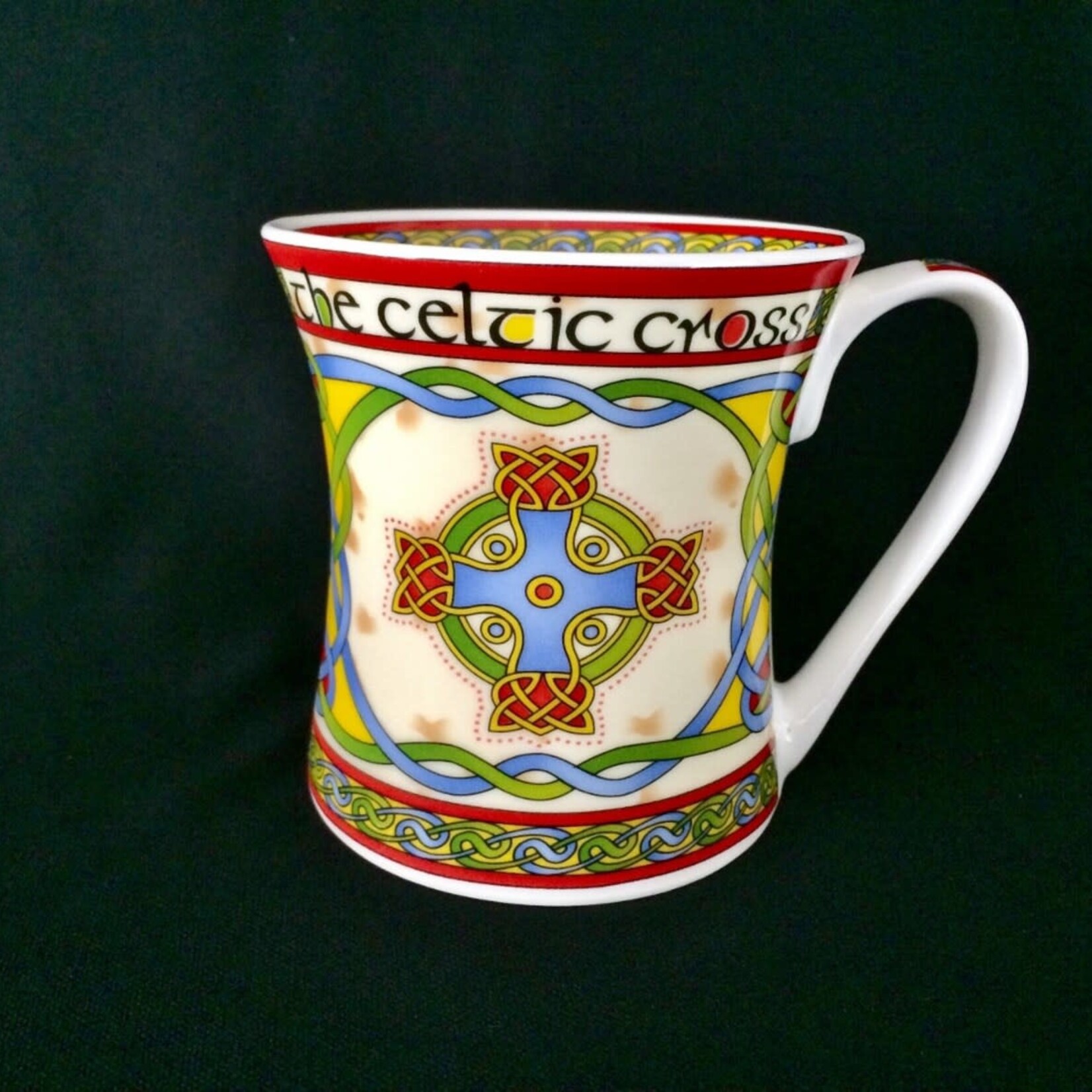 Clara Mug: Ireland Cross -Irish Weave