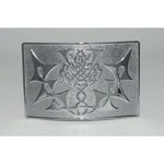 Glen Esk Buckle: Thistle Knot, Chrome