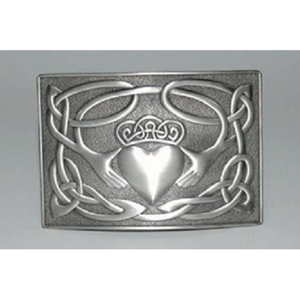 Glen Esk Buckle: Claddagh Waist Plate