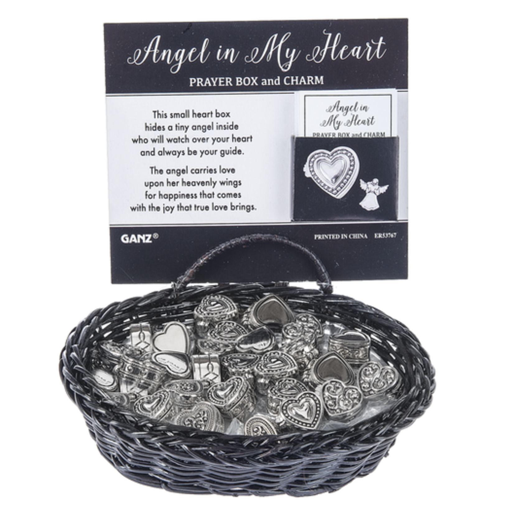 Charm: Angel in My Heart Prayer Box