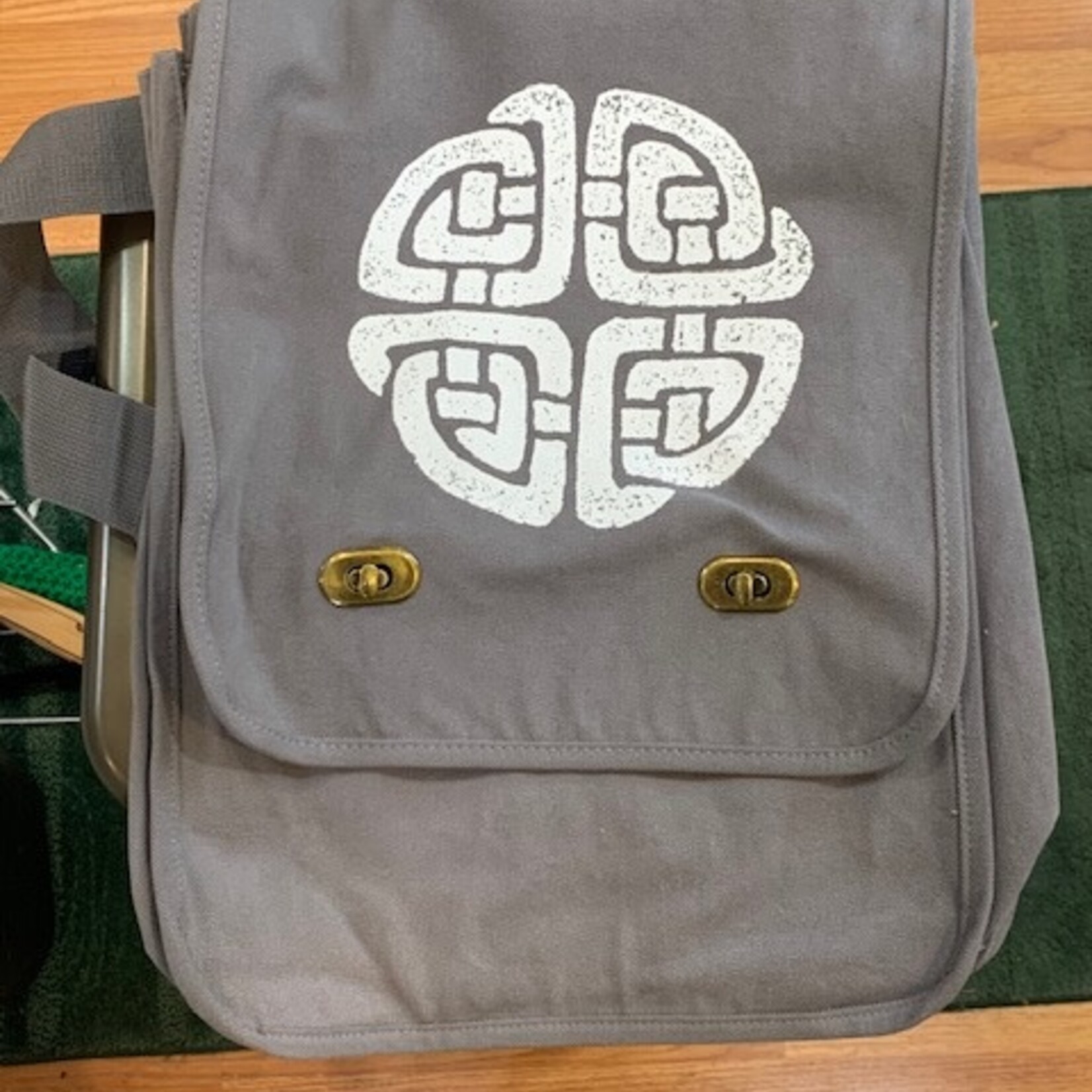 Messenger Bag: Turnbuckle Knot Smoke