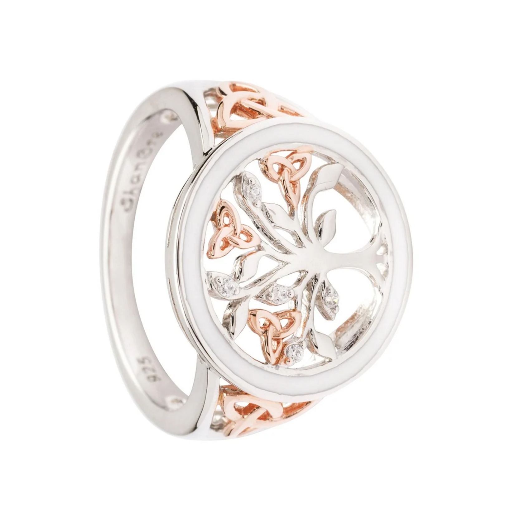 Ring: SS TOL White Enamel