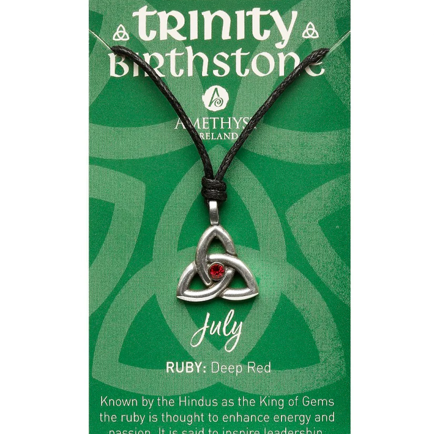 Necklace: Trinity July Birthstone