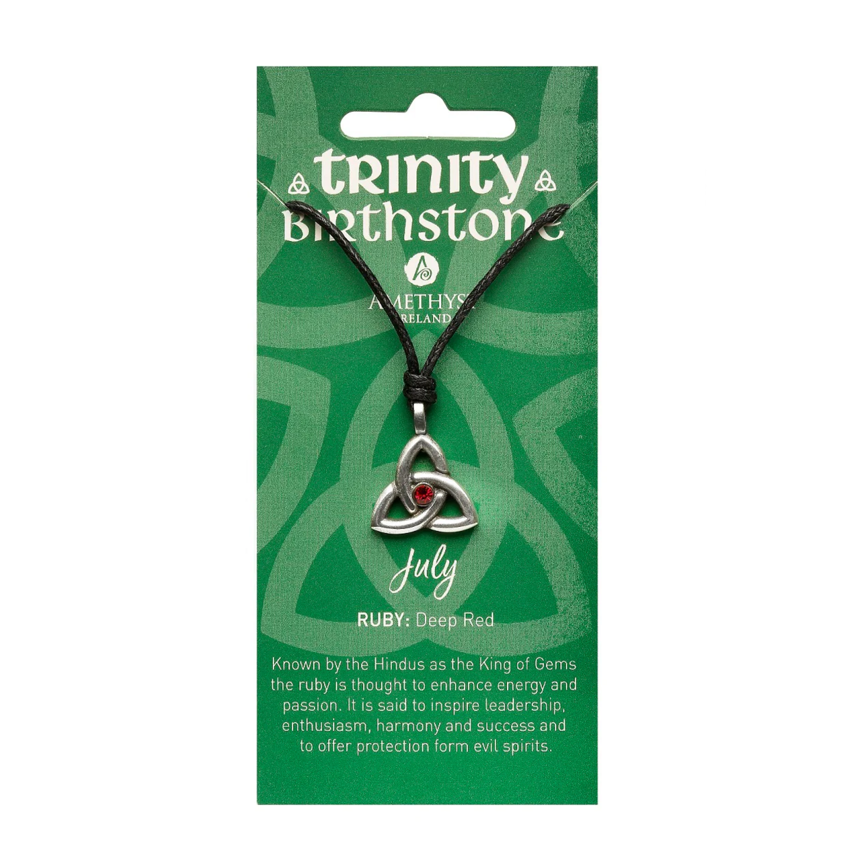 Necklace: Trinity July Birthstone