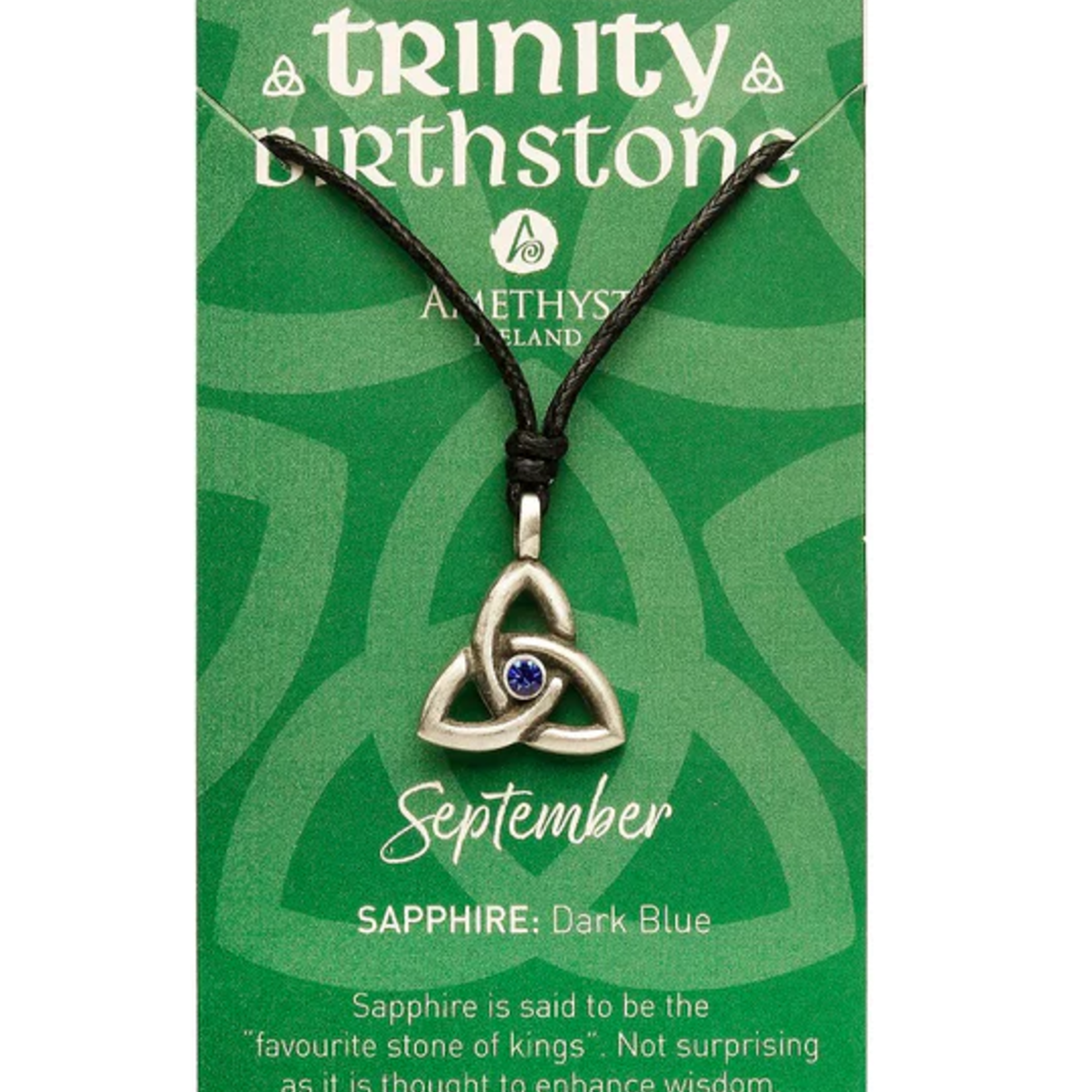 Necklace: Trinity September Birthstone