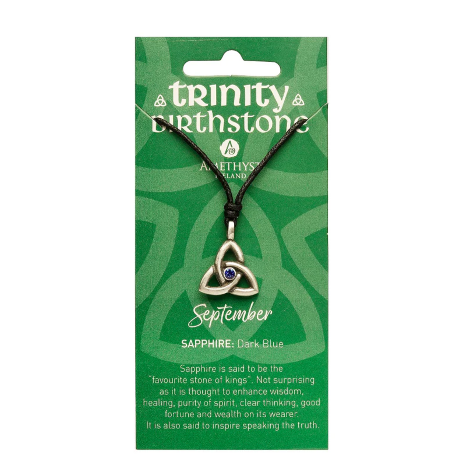 Necklace: Trinity September Birthstone