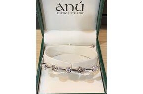 Bracelet: SS Trinity CZ Bolo