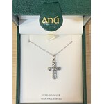 Necklace: SS Marble Celtic Cross
