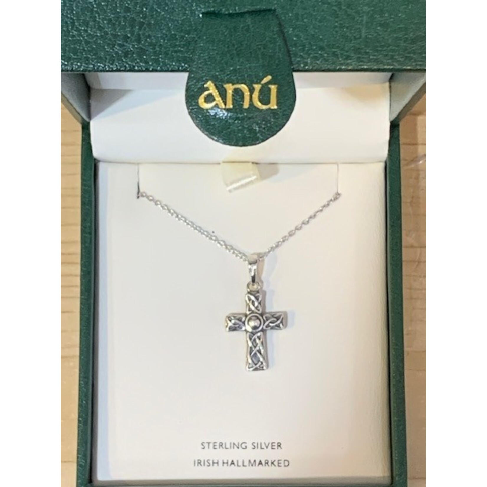 Necklace: SS Marble Celtic Cross