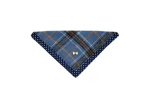 Bandana: Dog Blue Tartan