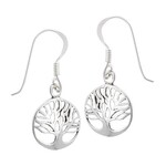 Earrings: Tree of LIfe, SS