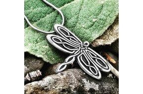 Pendant: DragonFly Pewter