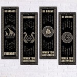 Banner: Celtic/Nordic Rune, Wood (12"x4")