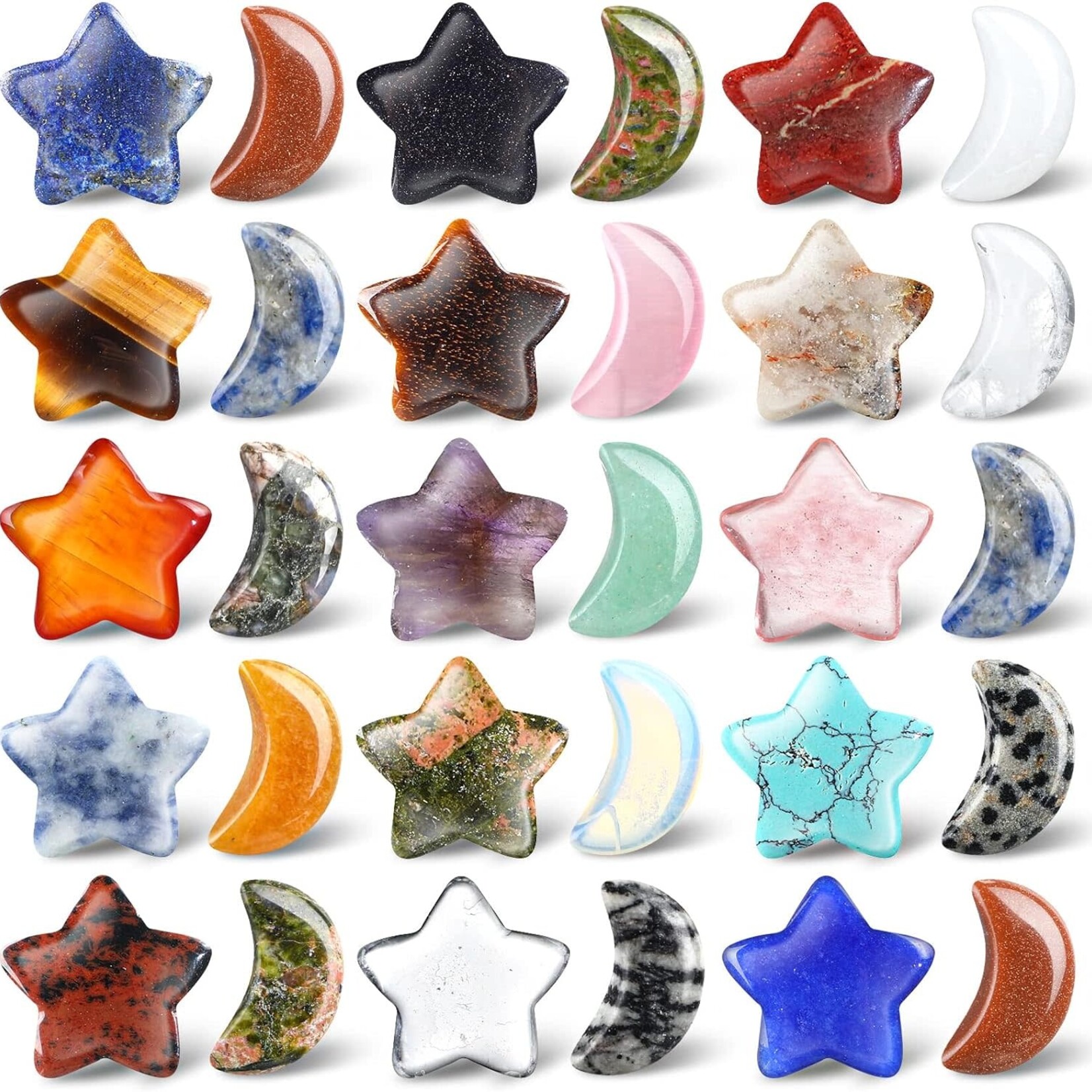 Love, Moon 'n' Star Crystals