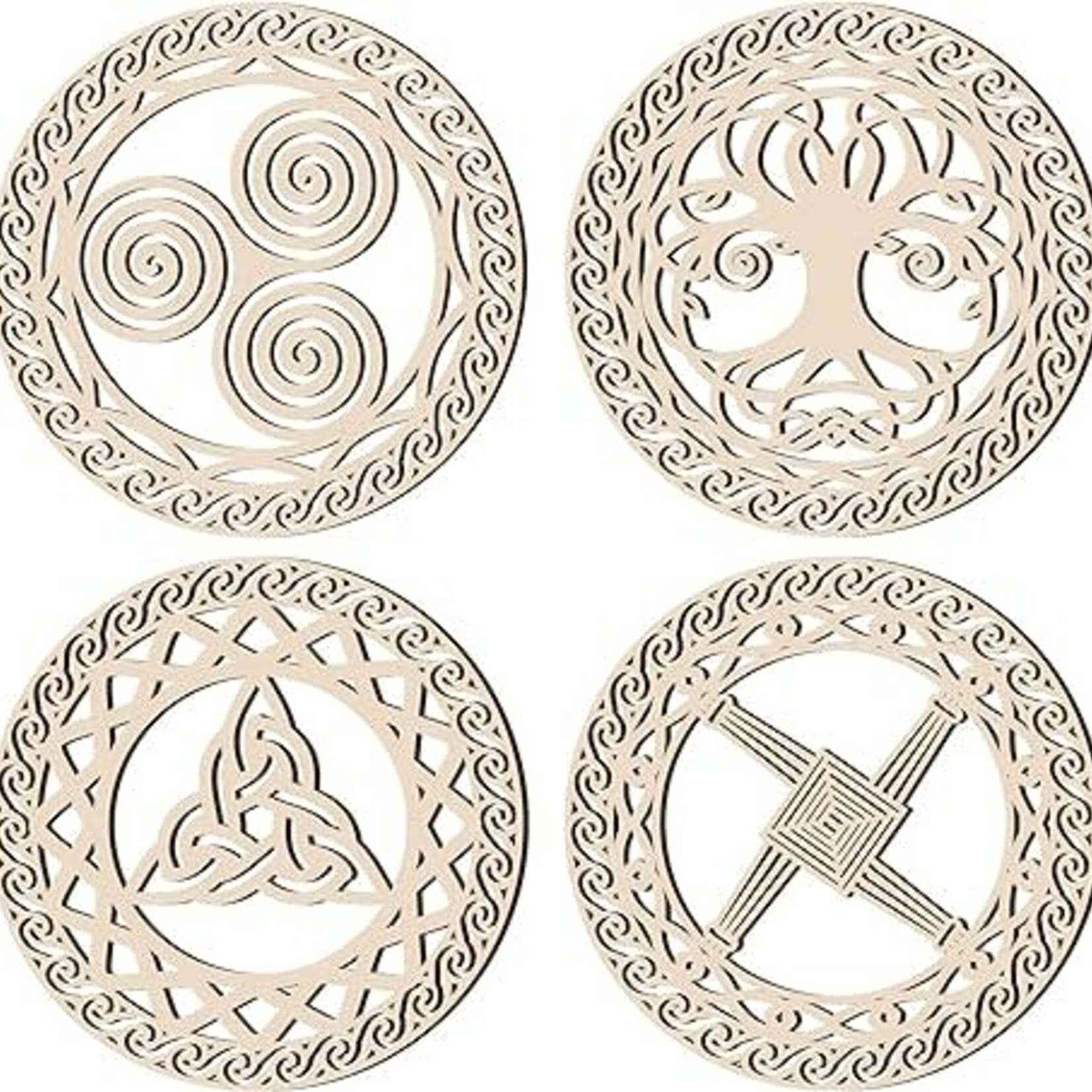 Decor: Celtic Symbols, Wood