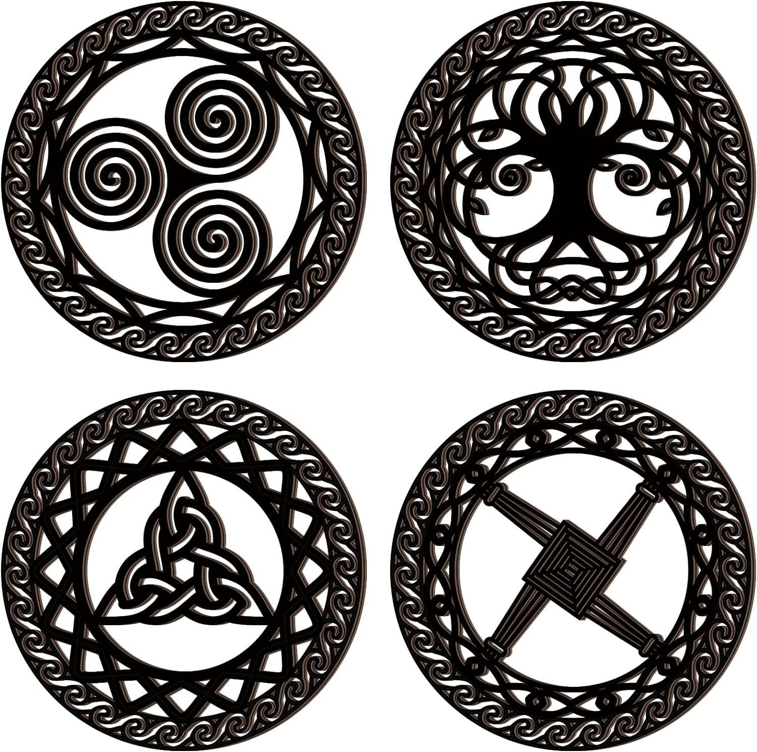 Decor: Celtic Symbols, Wood