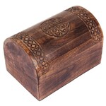 Treasure Box: Celtic Knot, Wooden (6"x3")