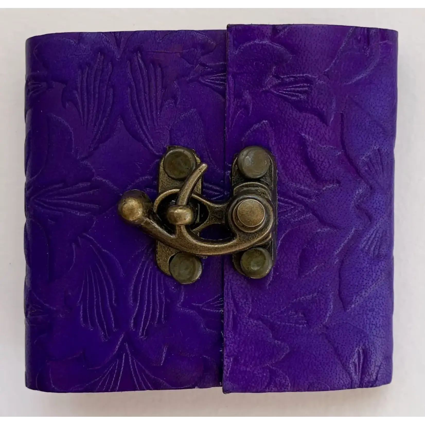 Journal: Purple Embossed 3x3