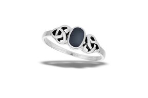 Ring: SS Onyx Trinity