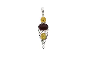 Pendant: Amber 2 Tone