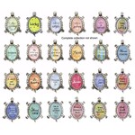 Charm: Lucky Turtle Figurines (sayings)