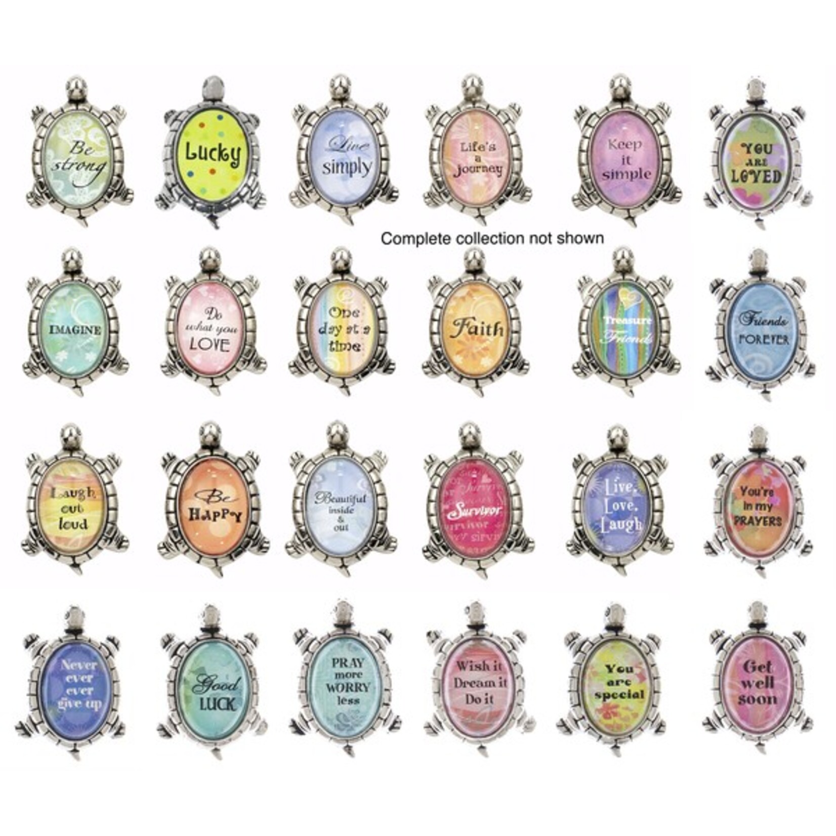 Charm: Lucky Turtle Figurines (sayings)