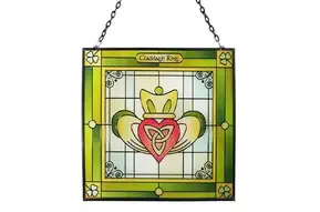 Stained Glass: Claddagh Ring