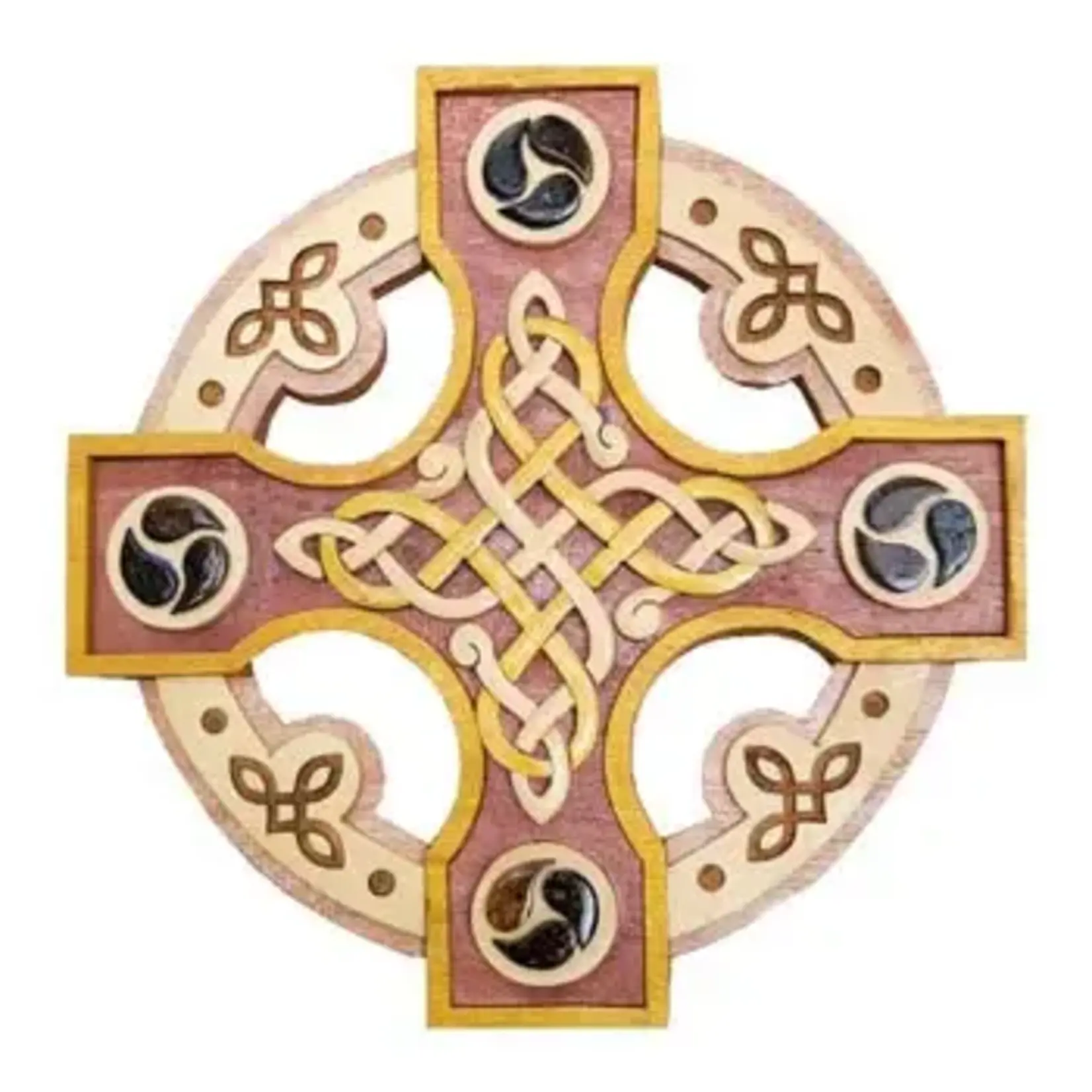 Clara Plaque: Celtic Knotwork Cross