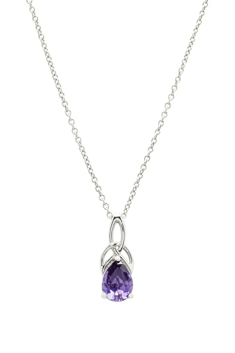 Shanore Pendant: SS Amethyst Trinity