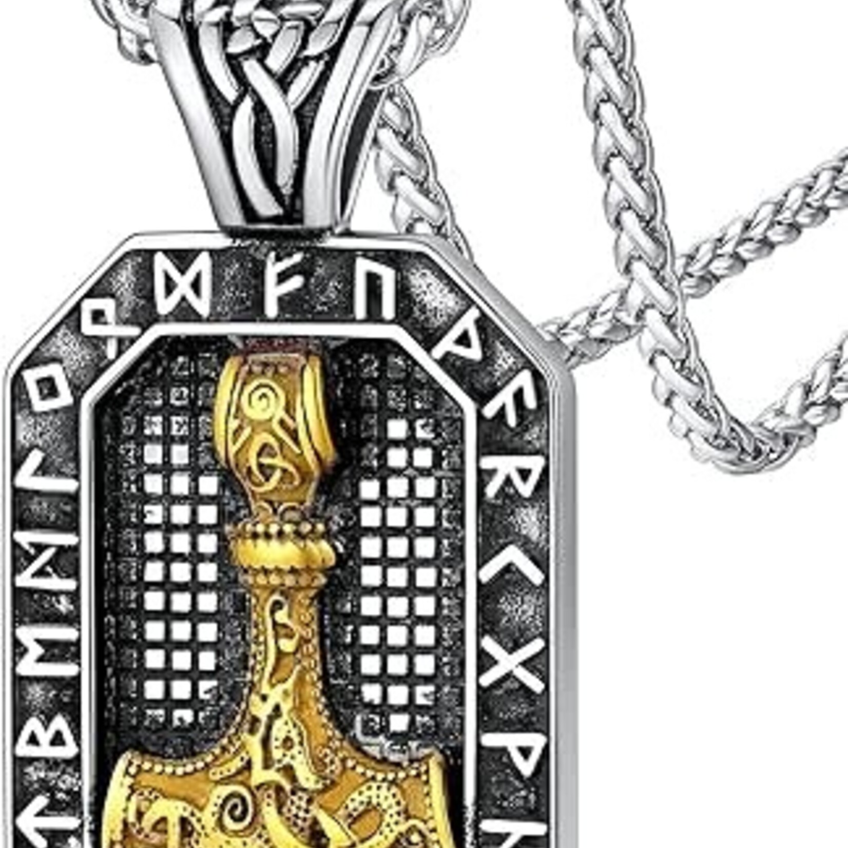 Necklace: Thors Hammer Stainless Steel