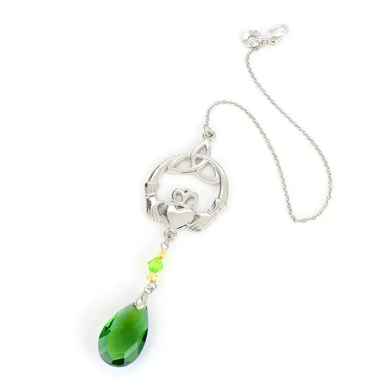 Celtic Ore Crafts Home: Claddagh Suncatcher