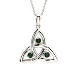 Shanore Necklace: Trinity Emerald CZ
