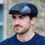 Mucros Weavers Hat: Touring Cap Patch Blue