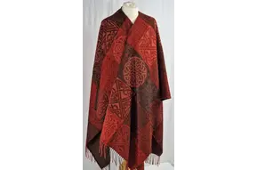 Ruana: Celtic Knot Russet