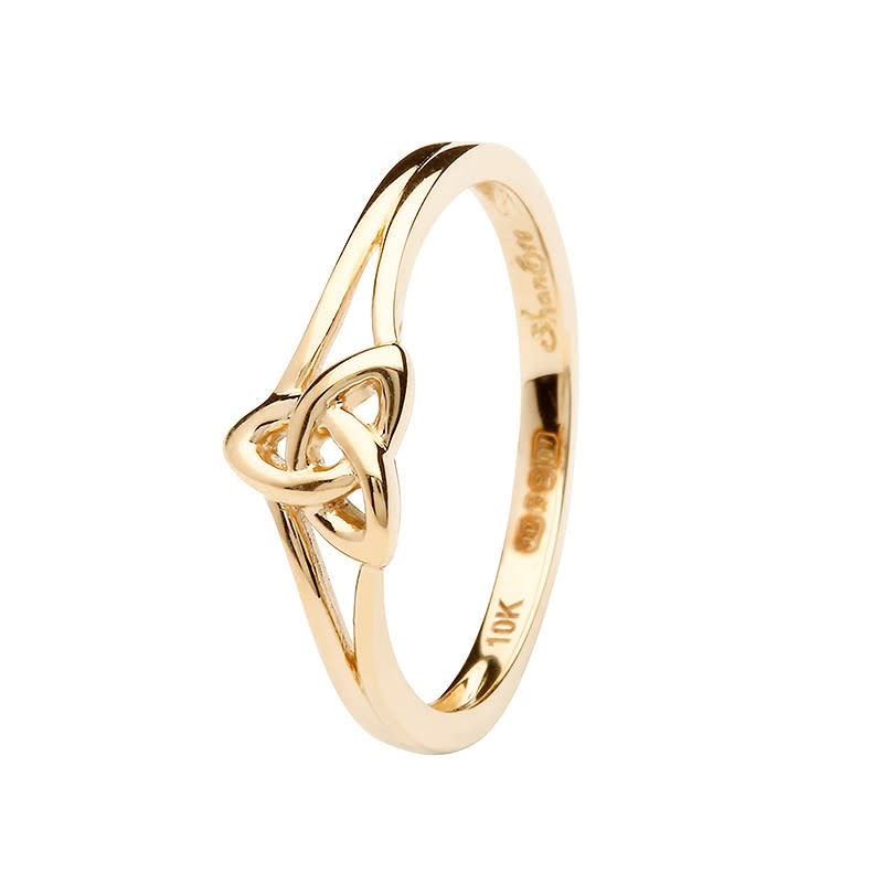 Ring: 14k Trinity Vermeil